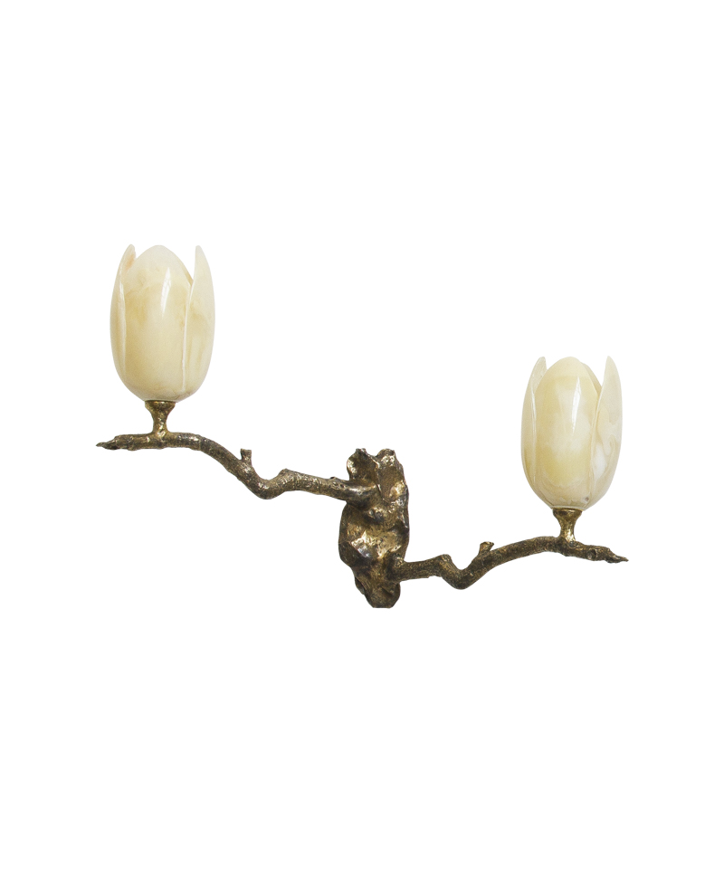 Cherry Branch with Ivory Shades-Cutout