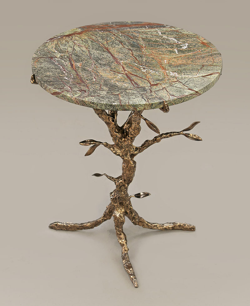Vine Root Table Rain Forest Green Marble (3)