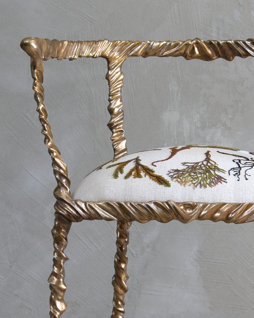 Voyagers Chair (Embroidered Seaweed) (12)