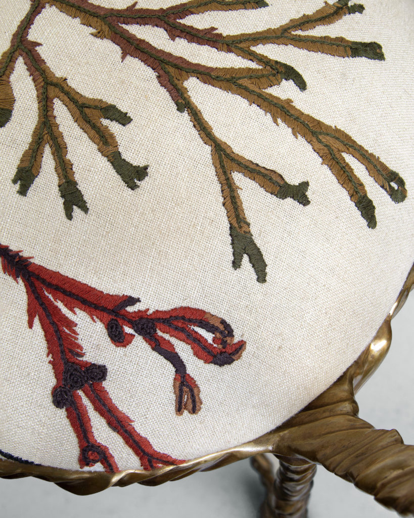 Voyagers Chair (Embroidered Seaweed) (13)