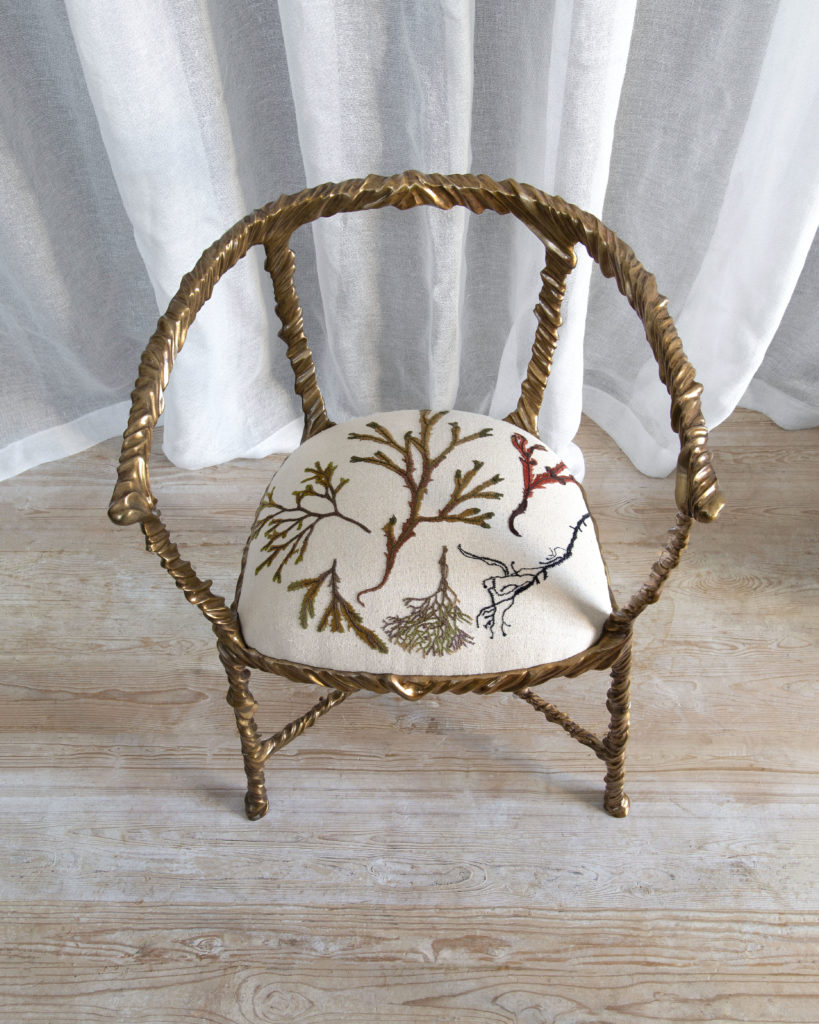Voyagers Chair (Embroidered Seaweed) (7)