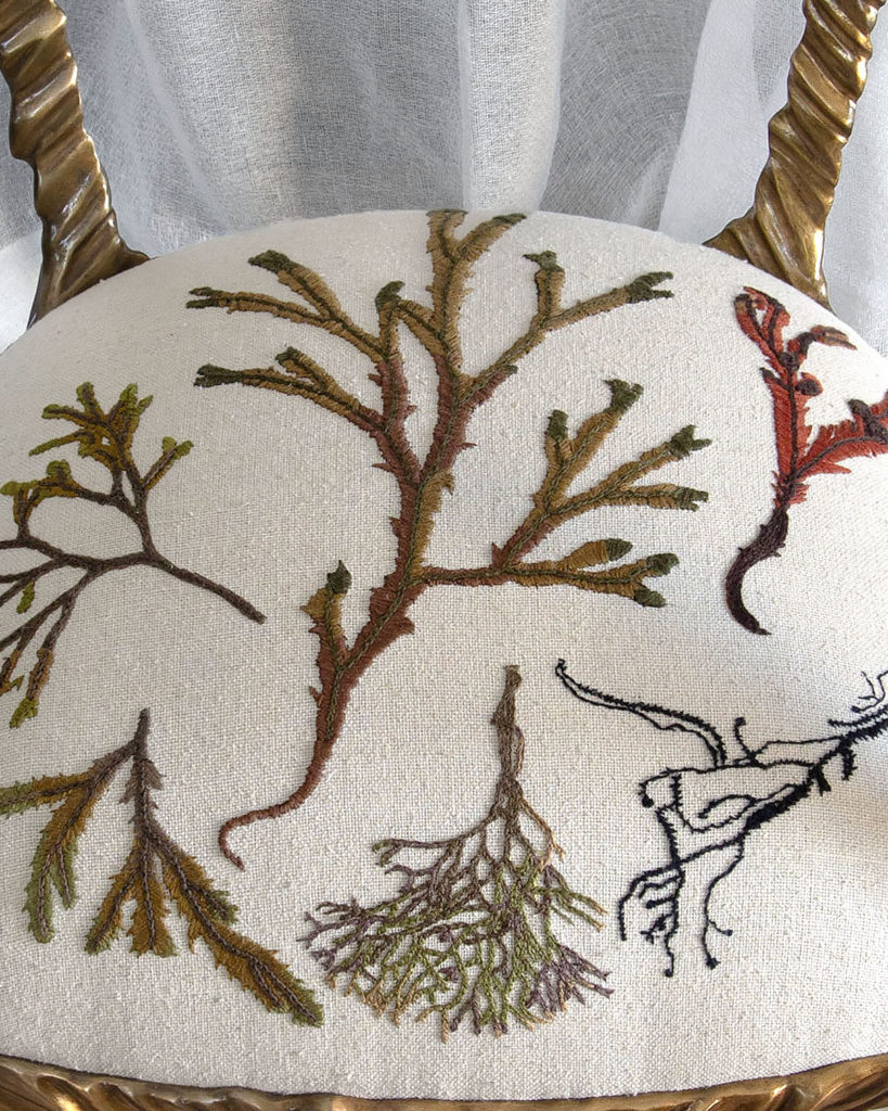 Voyagers Chair (Embroidered Seaweed) (9)