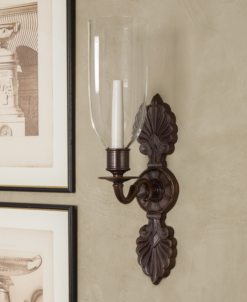 Neo Classical Bronze Wall Light-01