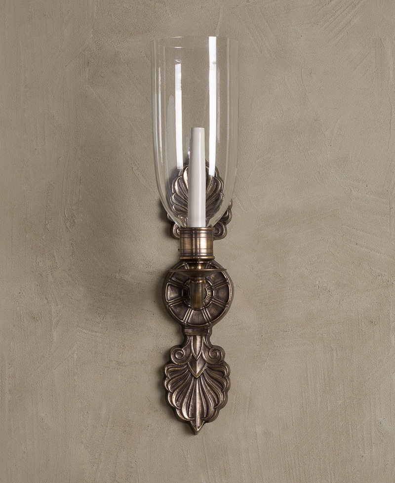 Neo Classical Distressed Gold Wall Light-03