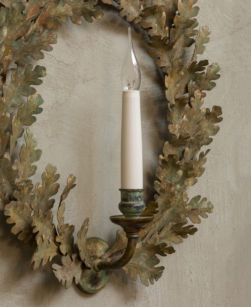 CPW08 Oak Wreath Wall Light-03