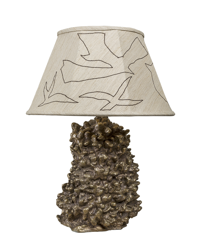 Bronze Grotto Lamp - new shade